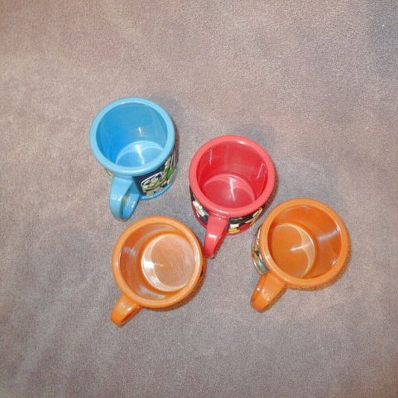 Vtg Disney Mugs Tigger Buzz Lightyear Mickey 3D Plastic Cups Kid Friendly 4X Lot - Picture 7 of 12
